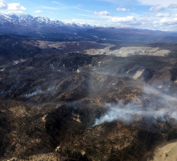 Alaska is frequently swept by large wildfires.