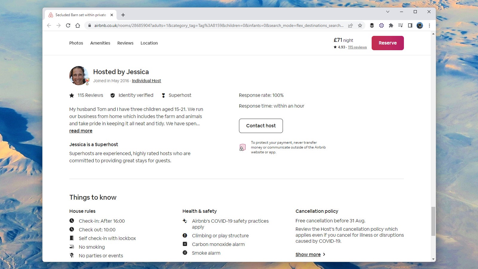 Most hosts will be quick and helpful in responding.