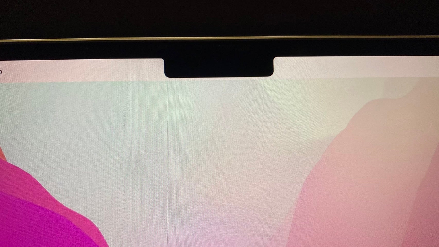 The MacBook Air with M2's notch