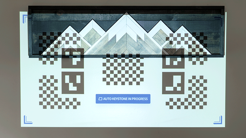 The XGIMI Halo+’s Intelligent Obstacle Avoidance feature in action. Sometimes it can get a little aggressive.