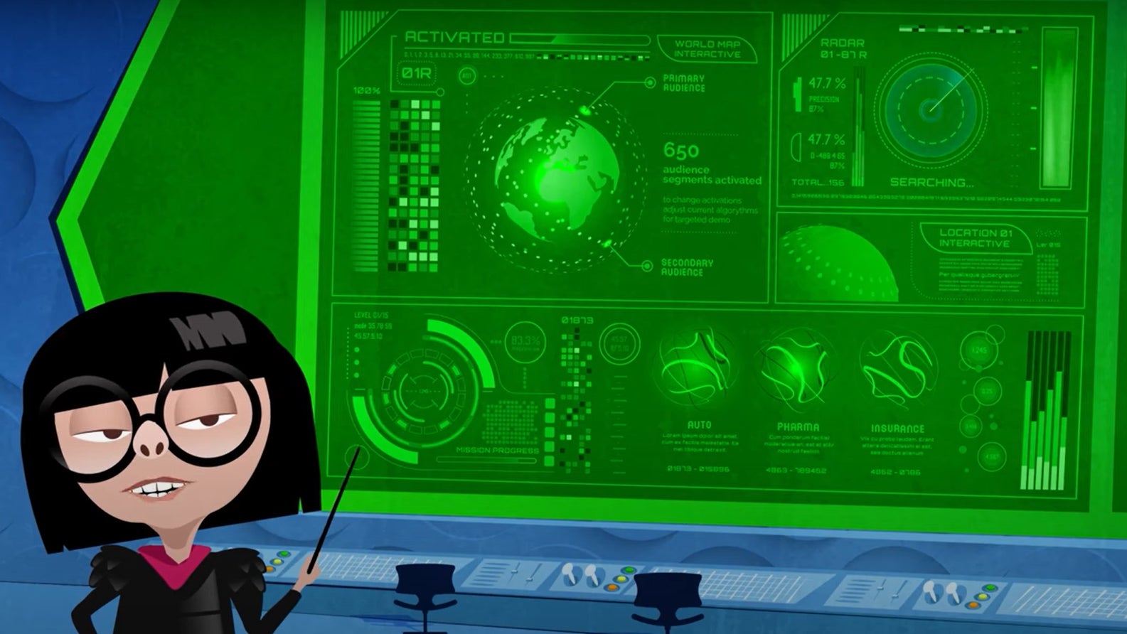 You may recognize Edna Mode, but you’ve never seen her like this before.