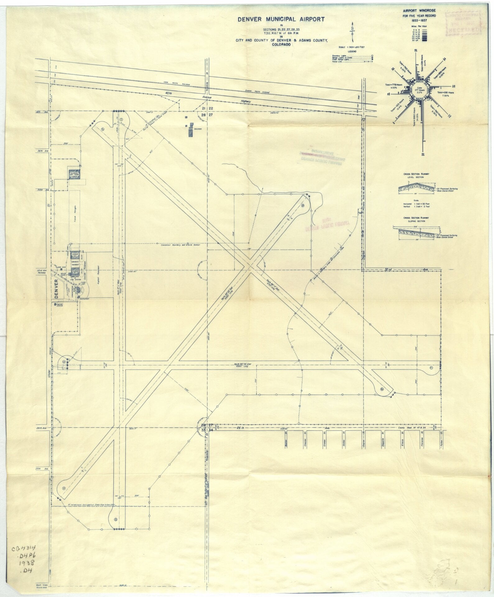 Stapleton Airport originally opened as “Denver Municipal Airport.”