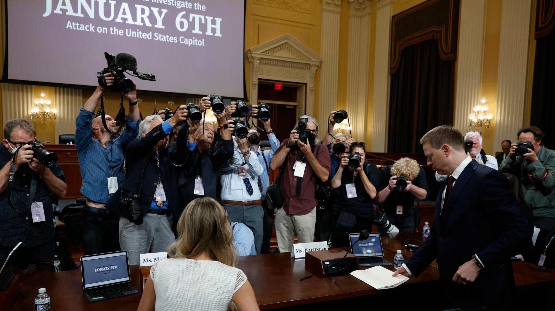 The House Select Committee to Investigate the January 6th Attack on the U.S. Capitol in the Cannon House Office Building on July 21, 2022 in Washington, DC.