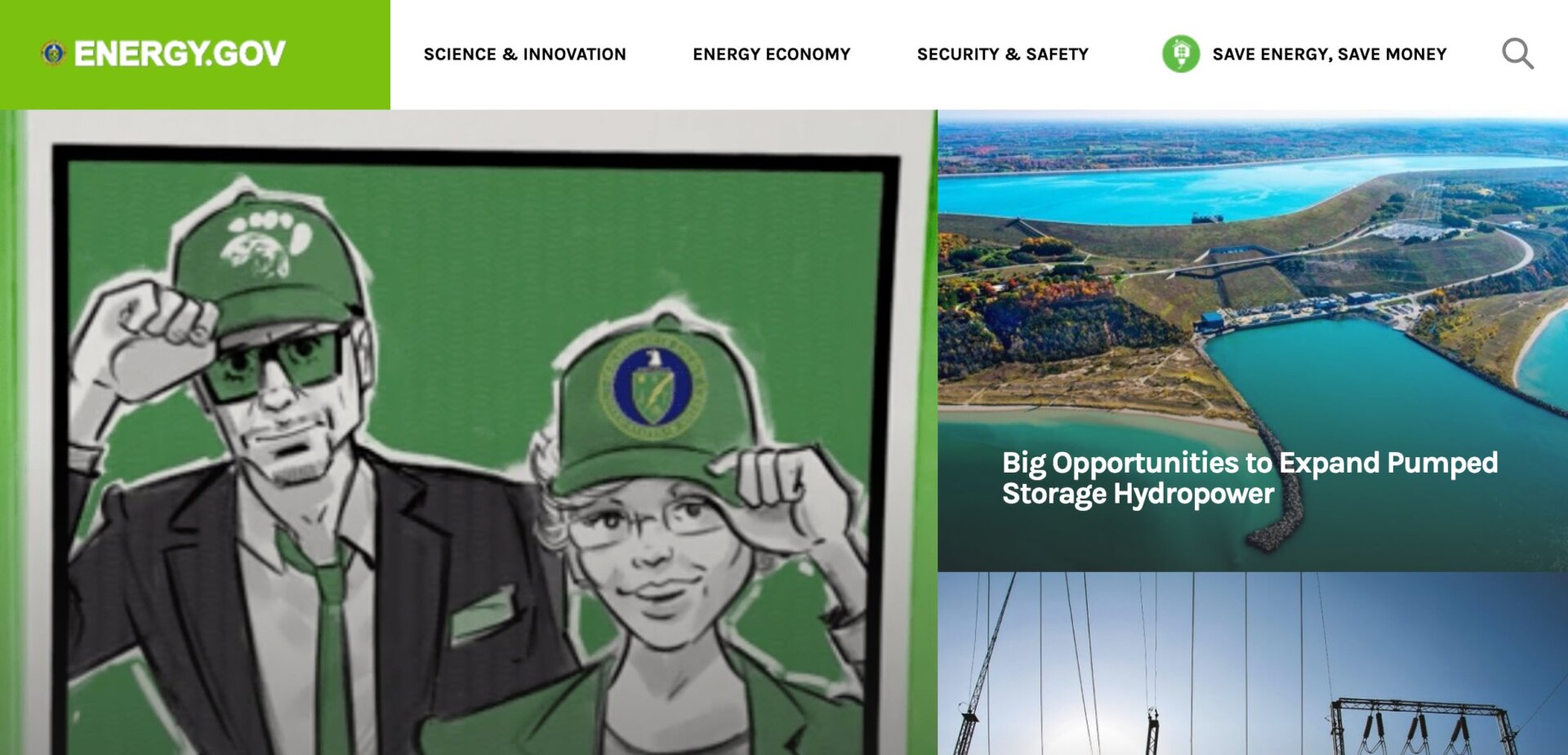 Screenshot: Department of Energy