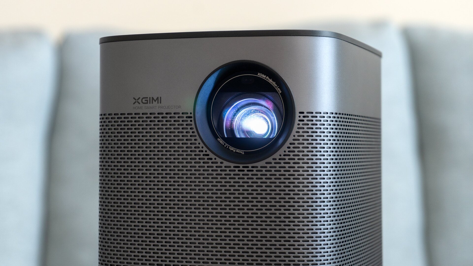 The XGIMI Halo+ boasts 900 lumens of brightness which is solid for a device this size, but limits where you can use it.