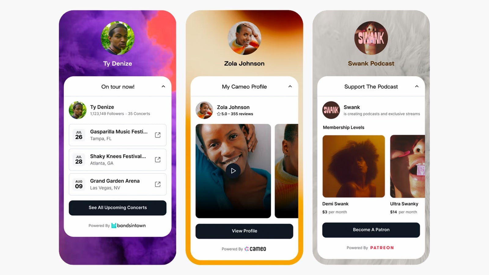 Screenshot: Linktree