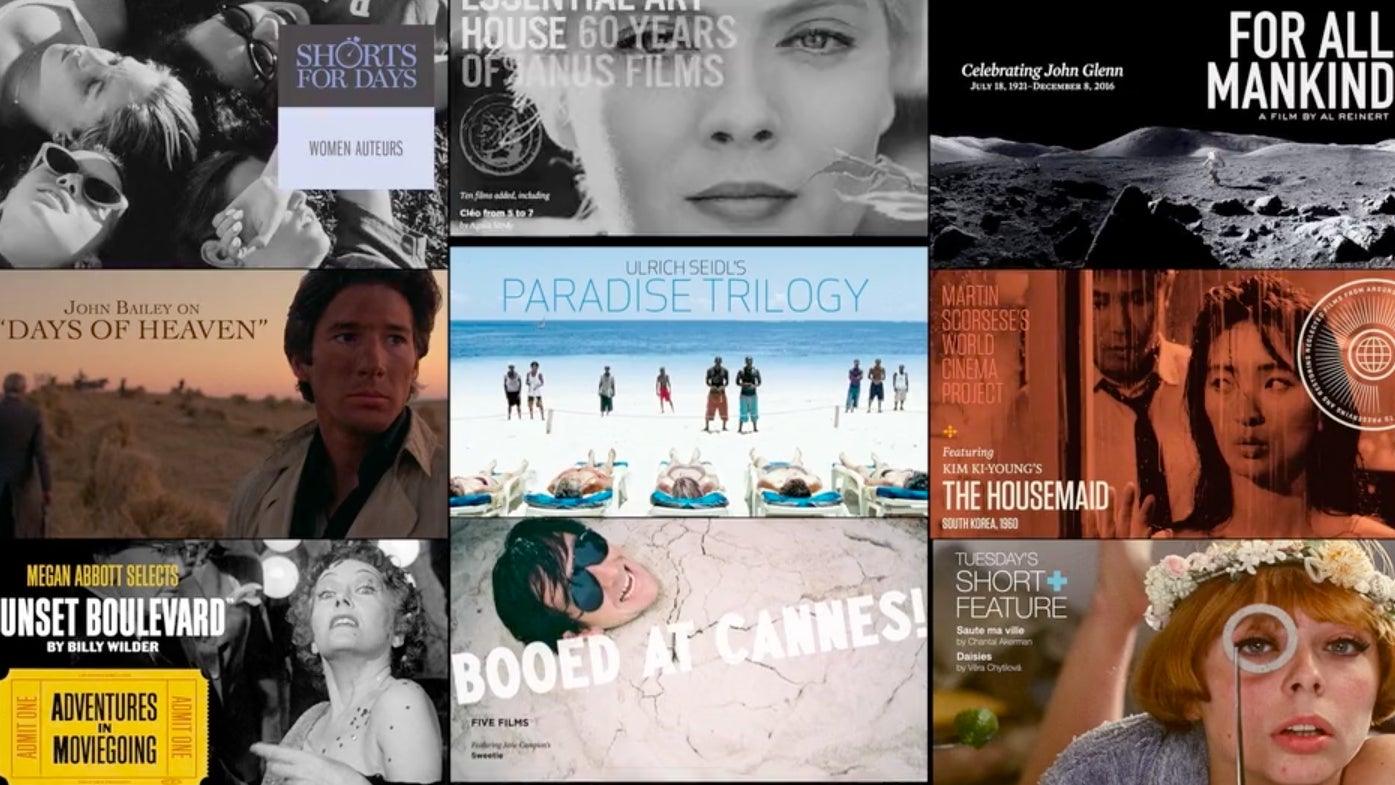 Screenshot: The Criterion Channel