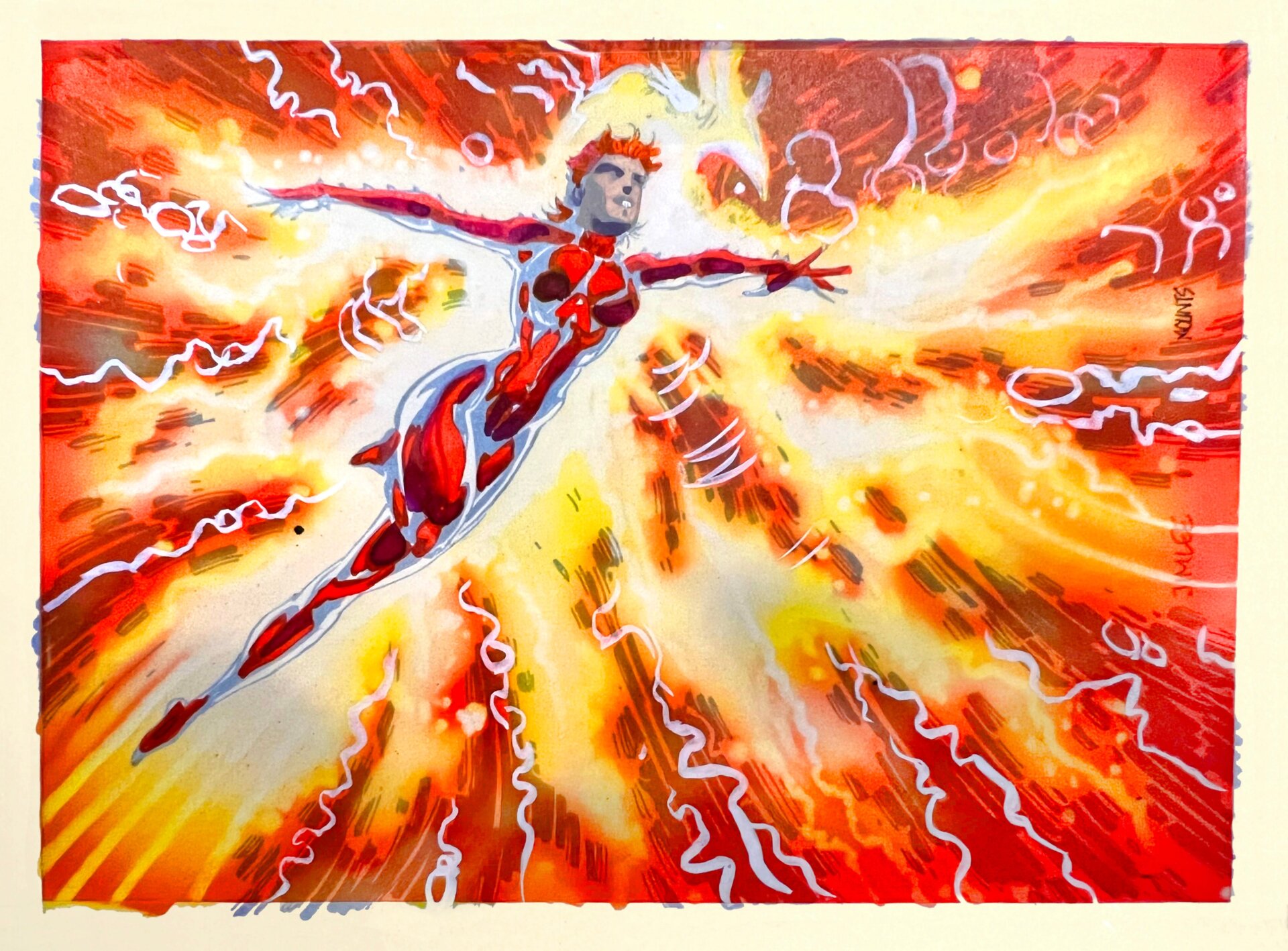 Final color art by Paul Mounts. Various media.