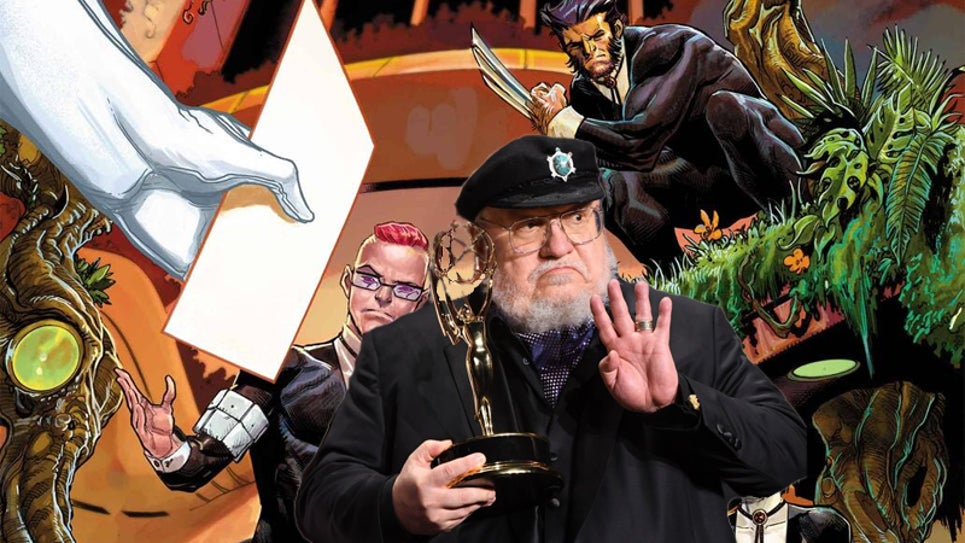 Photo: Robyn Beck, Image: Joshua Cassara/Marvel Comics