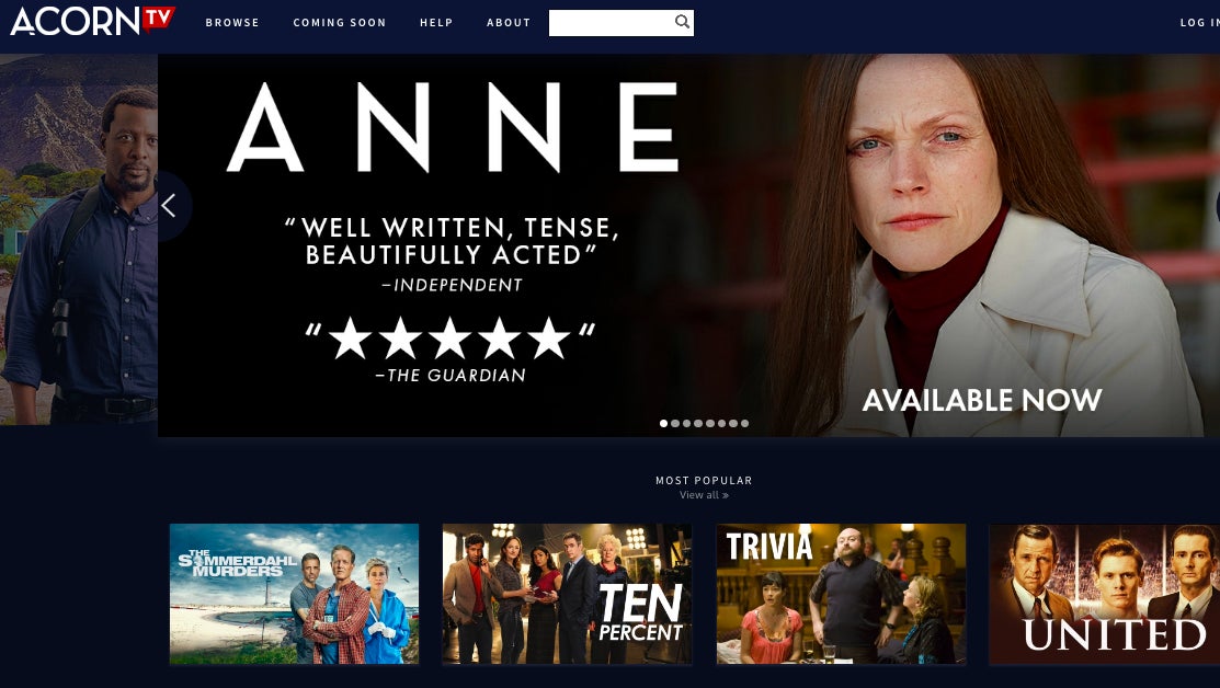 Screenshot: Acorn TV