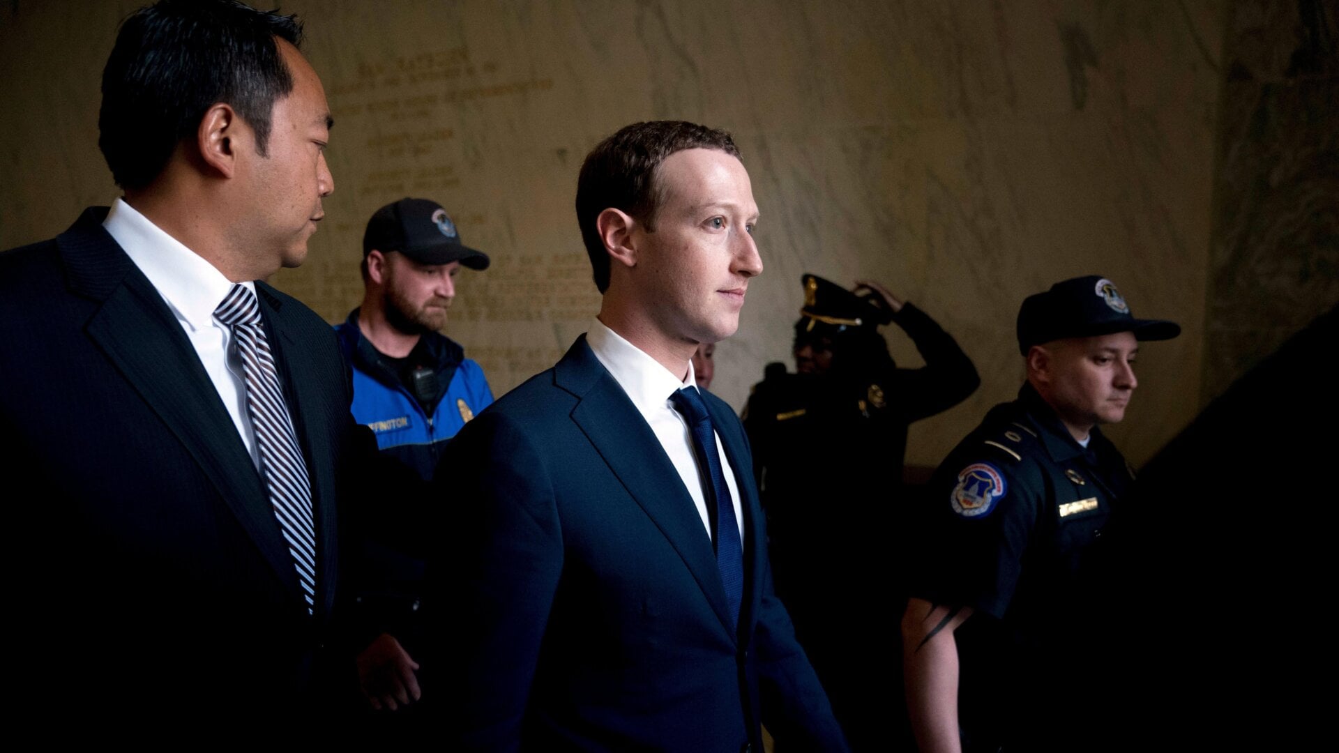 Mark Zuckerberg, chairman and CEO of Facebook, speaks in 2016 at the CEO summit during the annual Asia Pacific Economic Cooperation (APEC) forum in Lima, Peru.