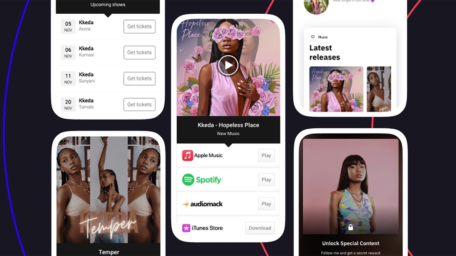 Screenshot: Linkfire