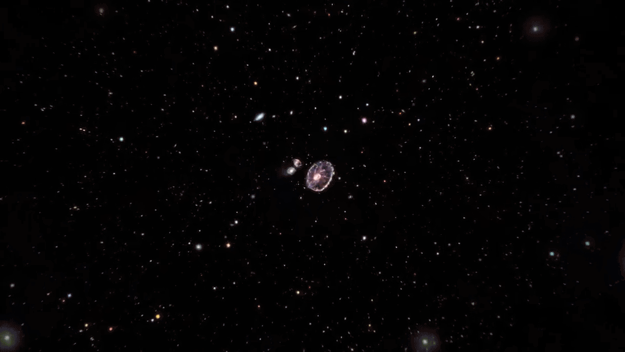 Webb’s first image of Cartwheel Galaxy was released on August 2.