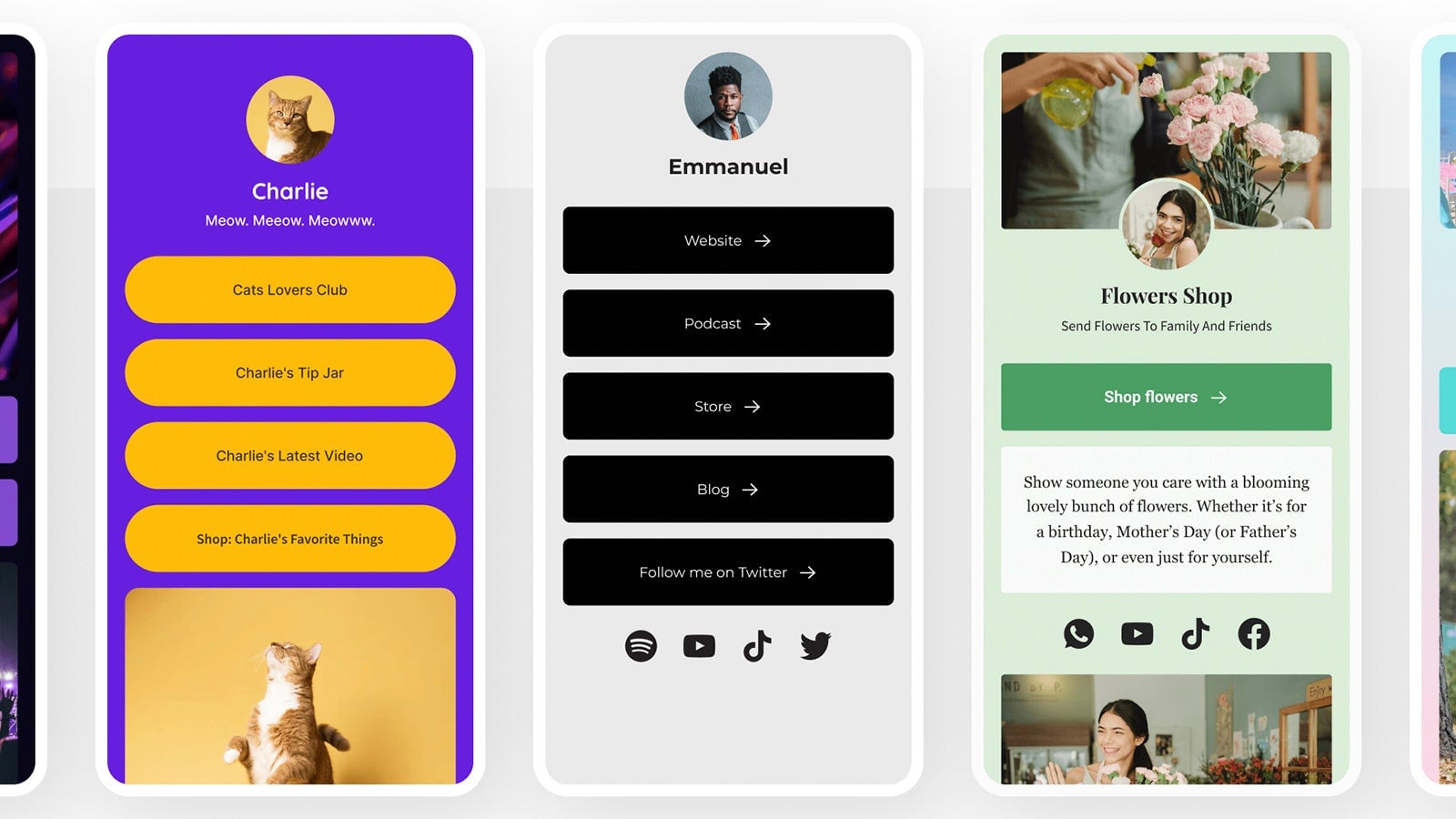 Screenshot: Start Page