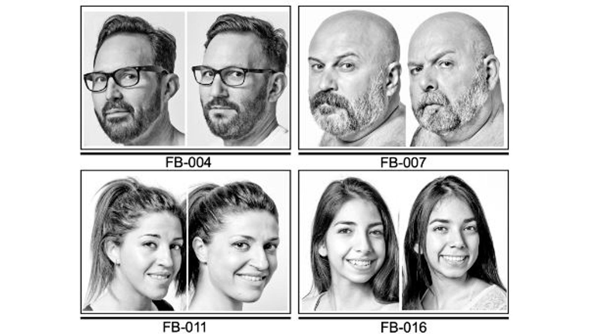 Some of the lookalike pairs who were studied in the current research.