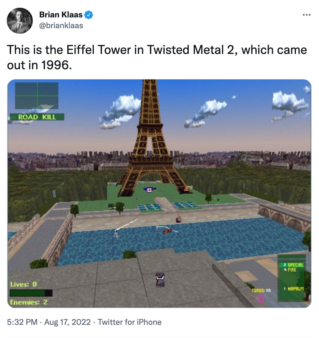Screenshot: Twitter/Gizmodo