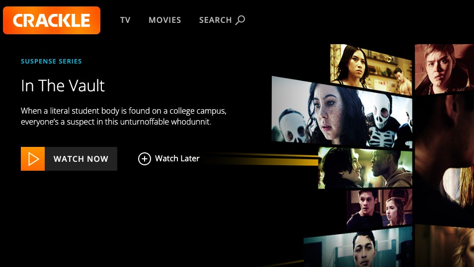 Screenshot: Crackle