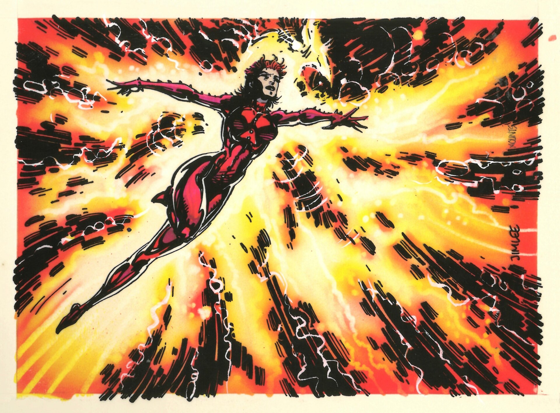 Acetate and final color art combined.