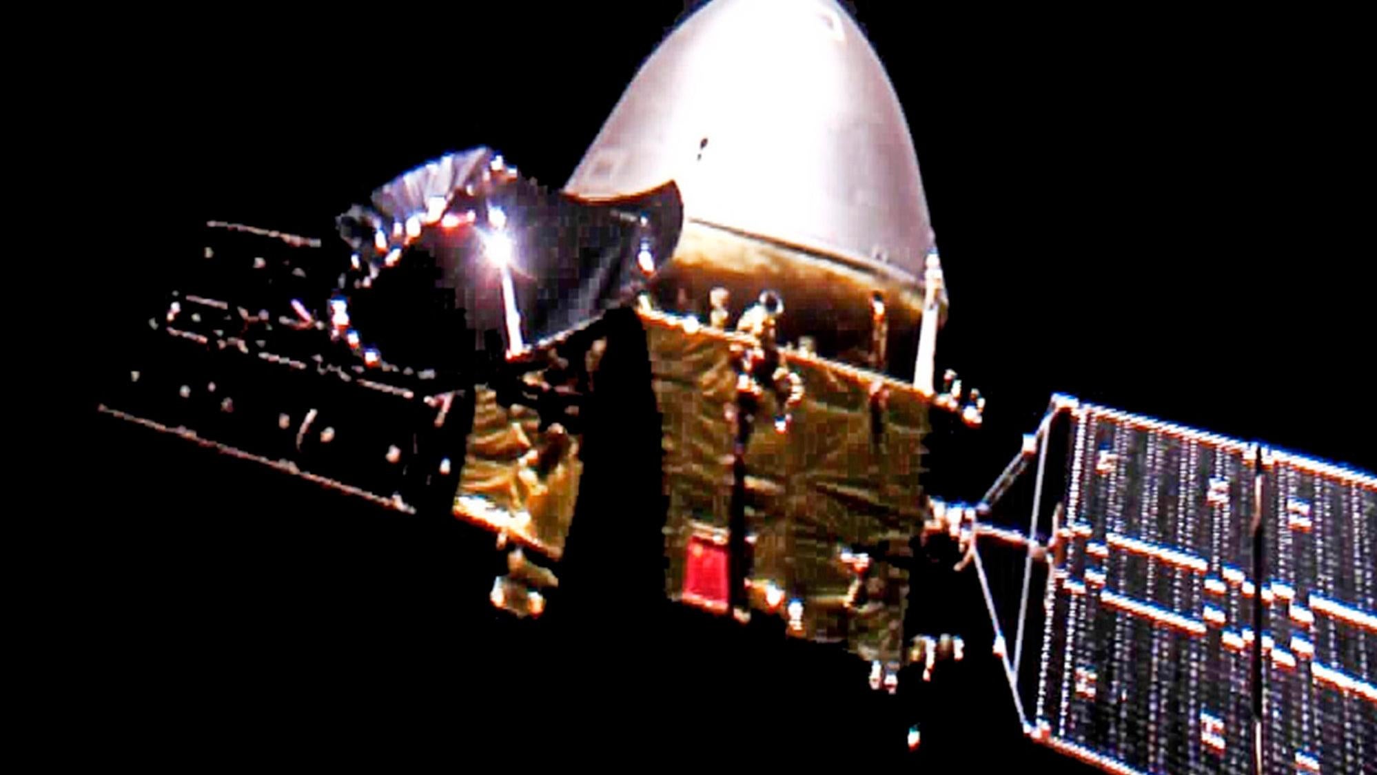 China’s Tianwen-1 mission sent a rover to the surface of Mars.