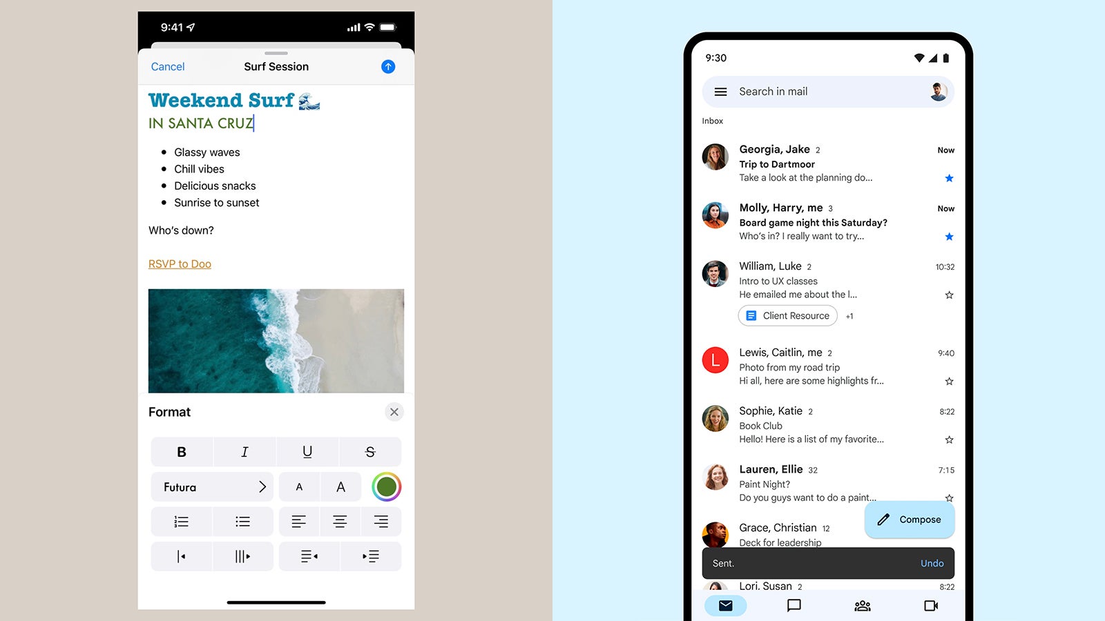 Screenshot: Apple Mail/Gmail