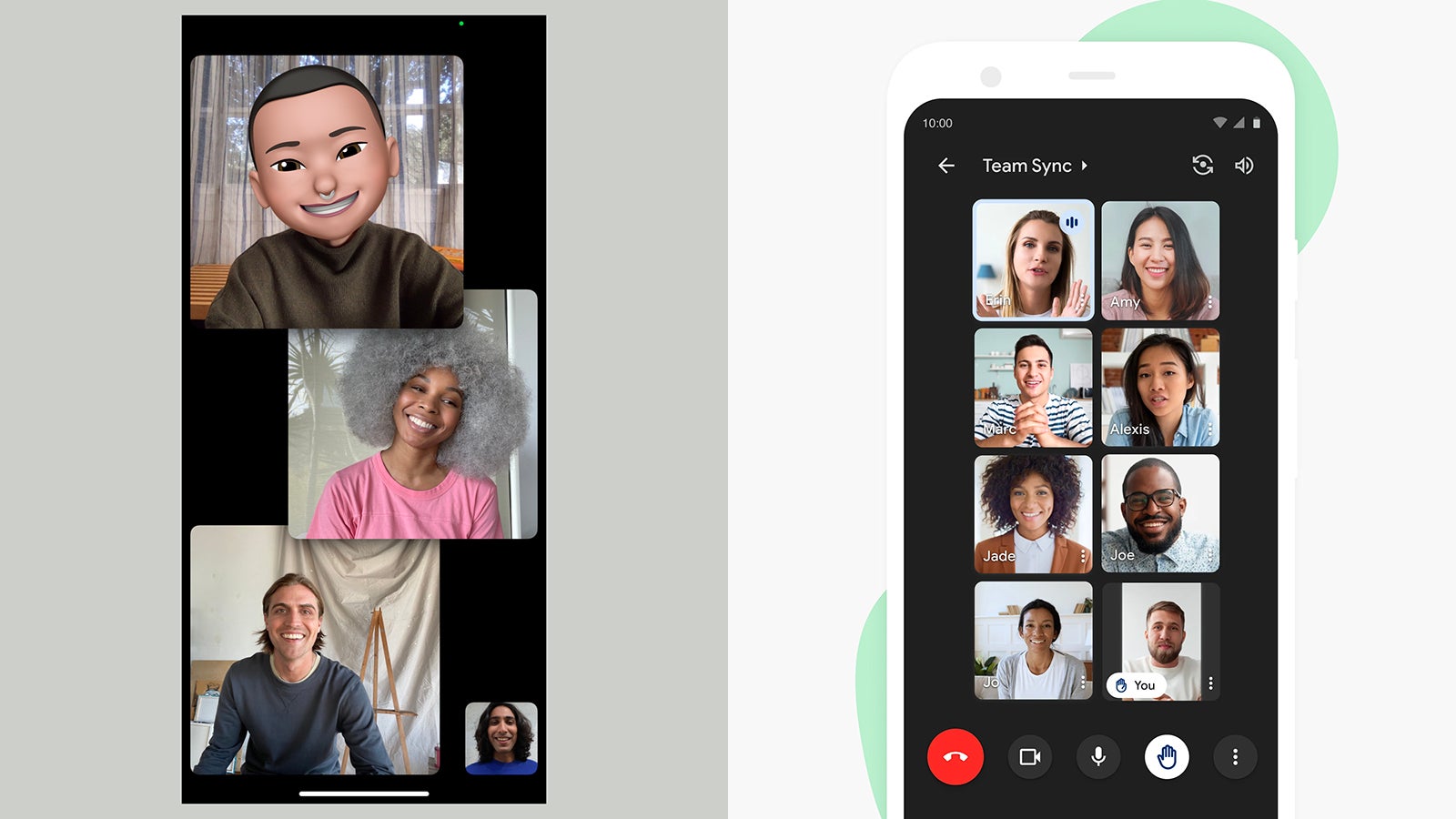 Screenshot: FaceTime/Google Meet
