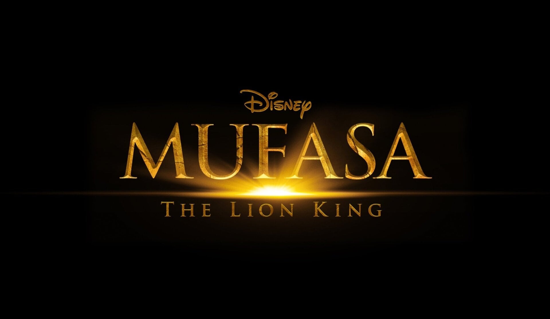 The logo for Mufasa, coming 2024.