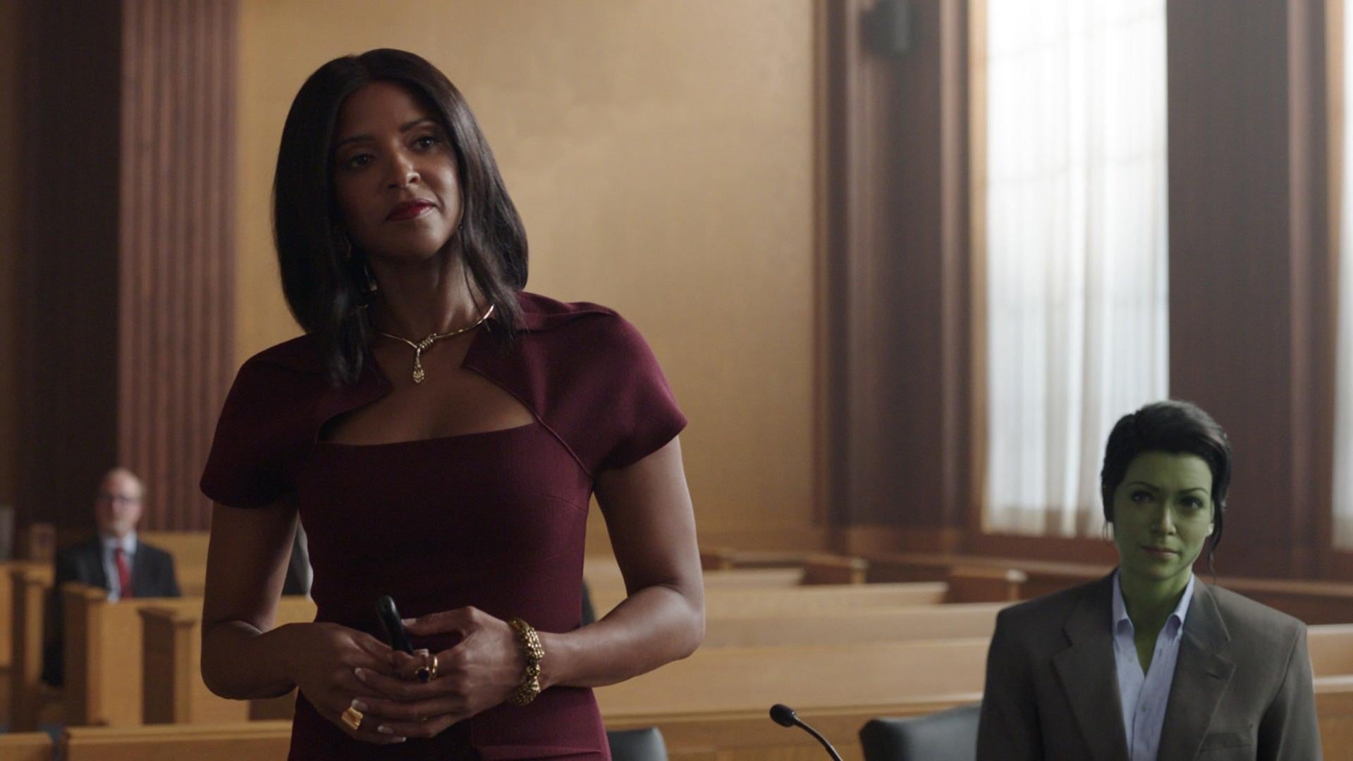 All hail Hamilton’s Renée Elise Goldsberry as Mallory Book.