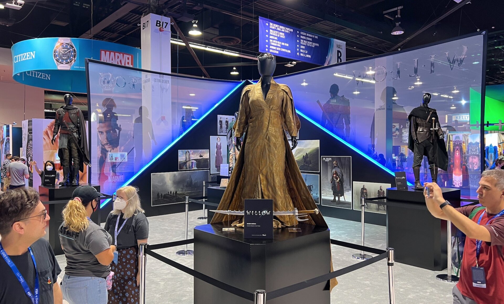 The Willow display at D23 Expo. Get a better look in this slideshow.