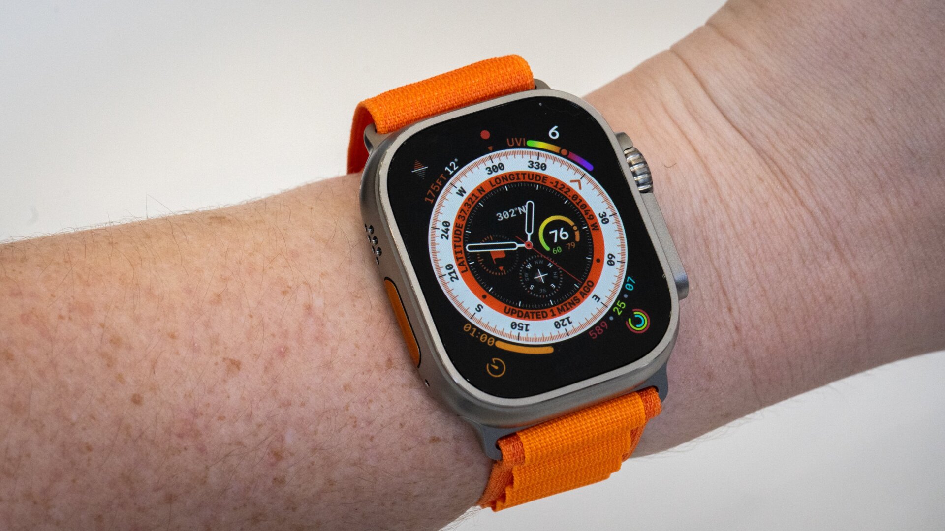 Surprisingly, the Apple Watch Ultra didn’t feel like it took over my wrist.