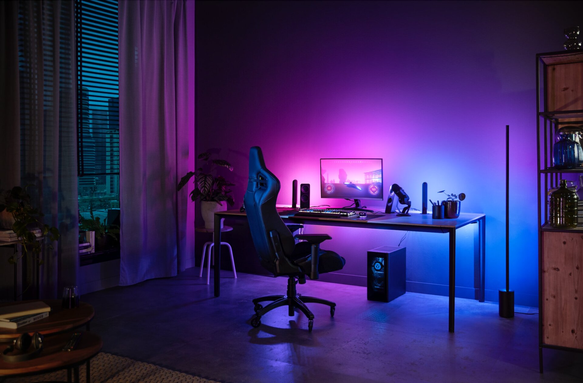 The Philips Hue Play gradient lightstrip for all your PC gaming needs.