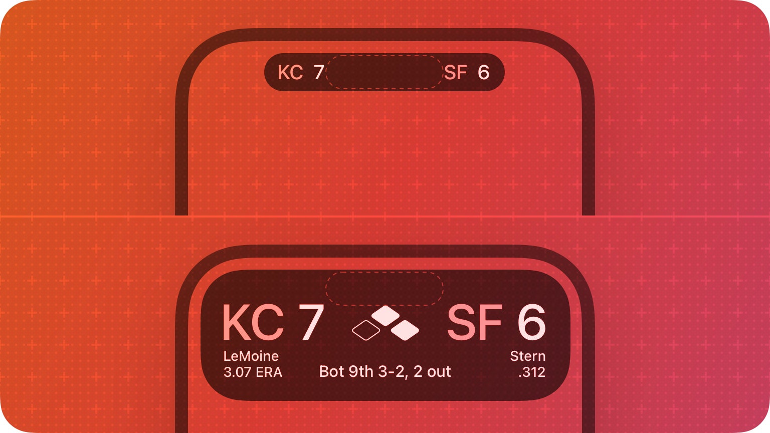 Get ready to follow along with “the game” from the Dynamic Island.