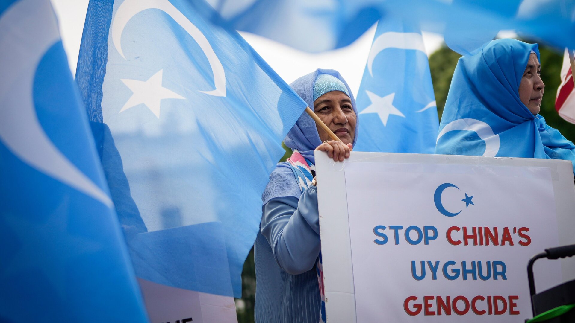 Activists rallied in Washington DC last July asking governments to recognize East Turkestan as an occupied country. The Uyghur population in the Chinese Xinjiang province have been subject to brutal repressive tactics from the Beijing government.