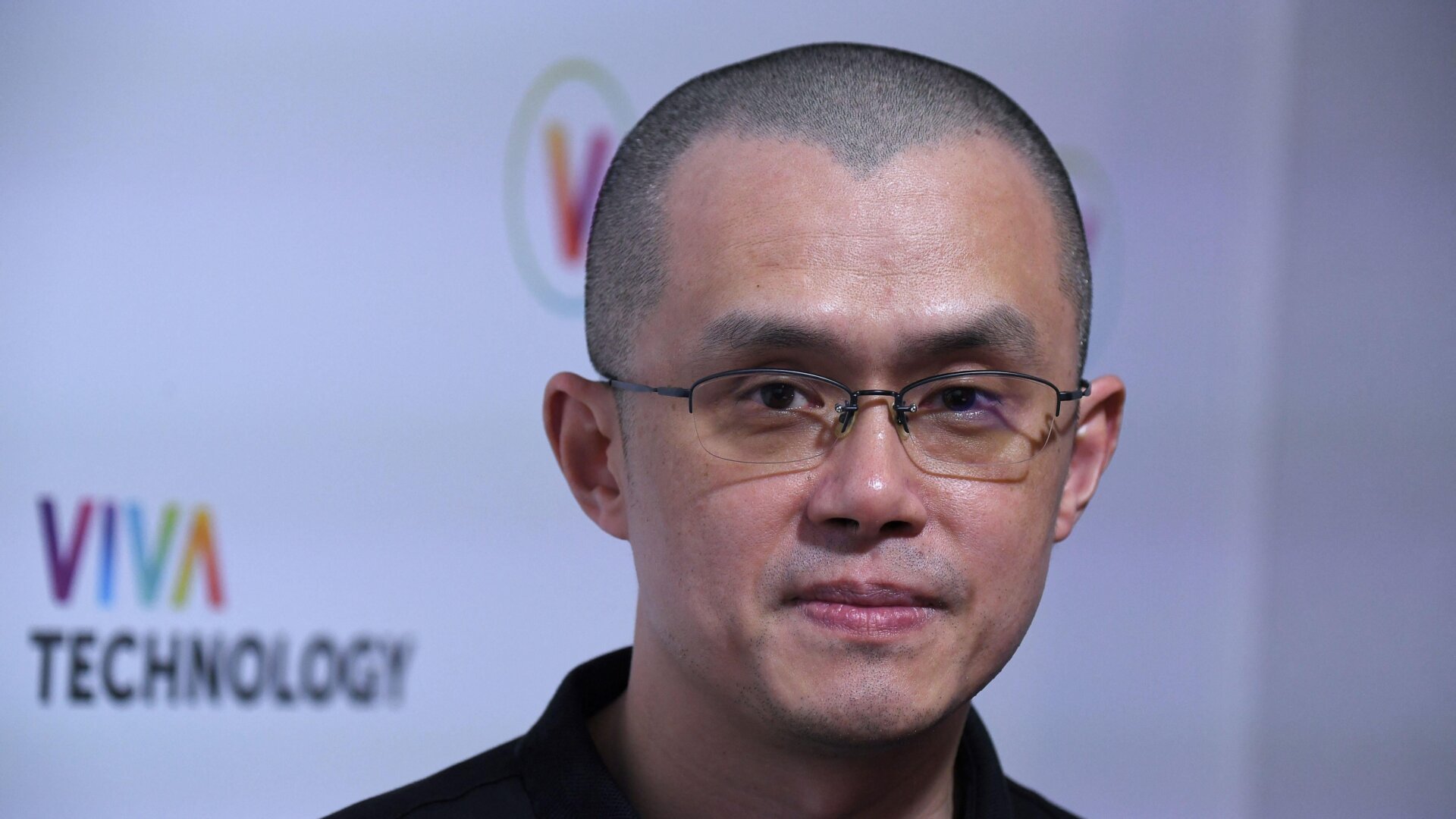 Blockchain and cryptocurrency Binance founder and CEO Chinese-born Canadian Changpeng Zhao, also known as CZ, poses during an interview at the technology startups and innovation fair in Paris on May 16, 2022