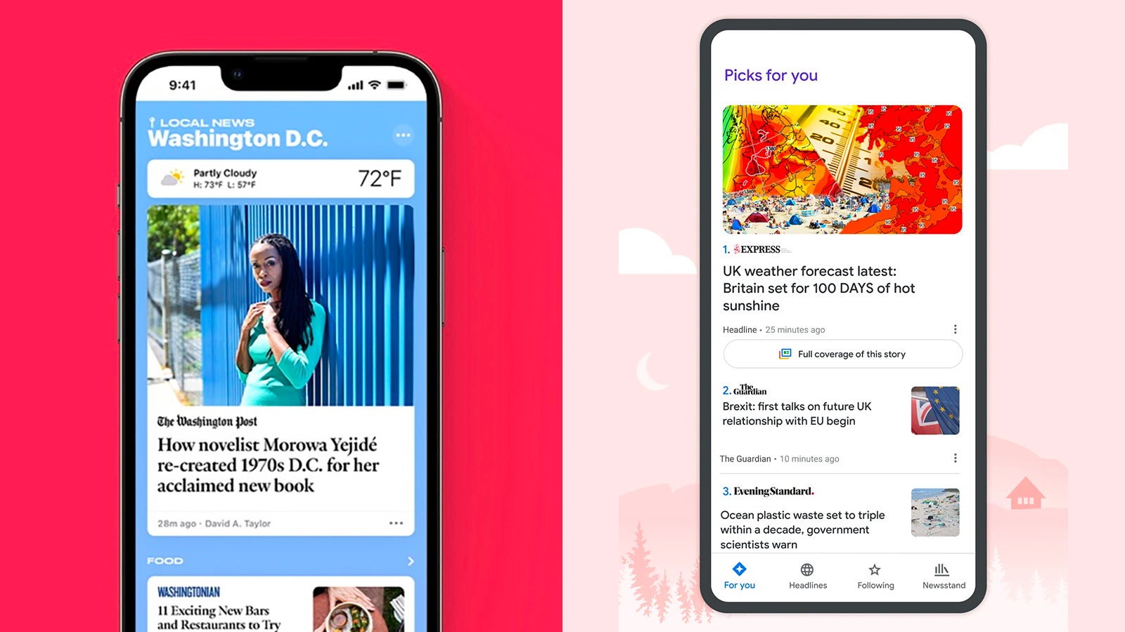 Screenshot: Apple News/Google News