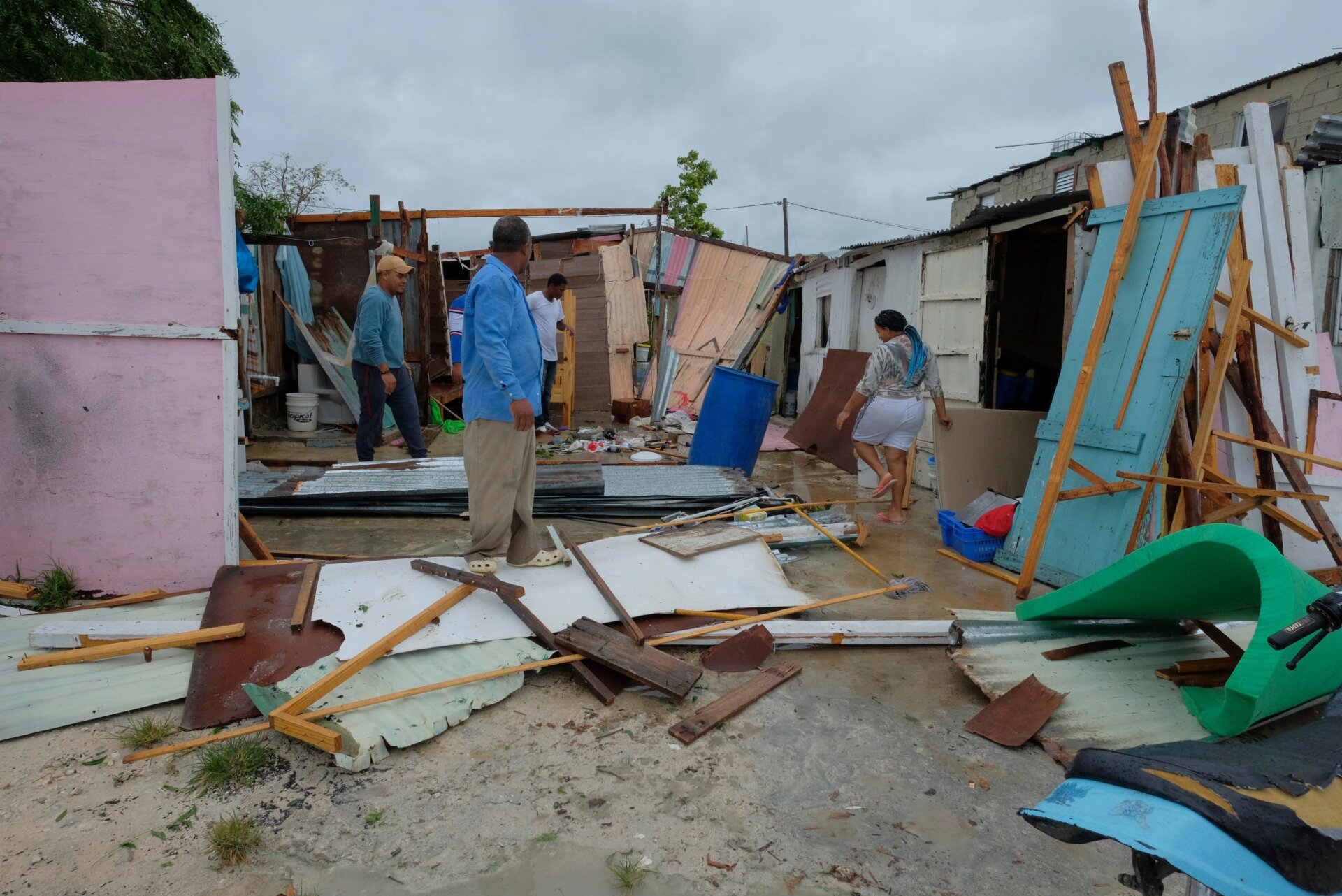 Fiona battered the Dominican Republic after Puerto Rico. There, many peoples’ homes have been badly damaged by the storm. 