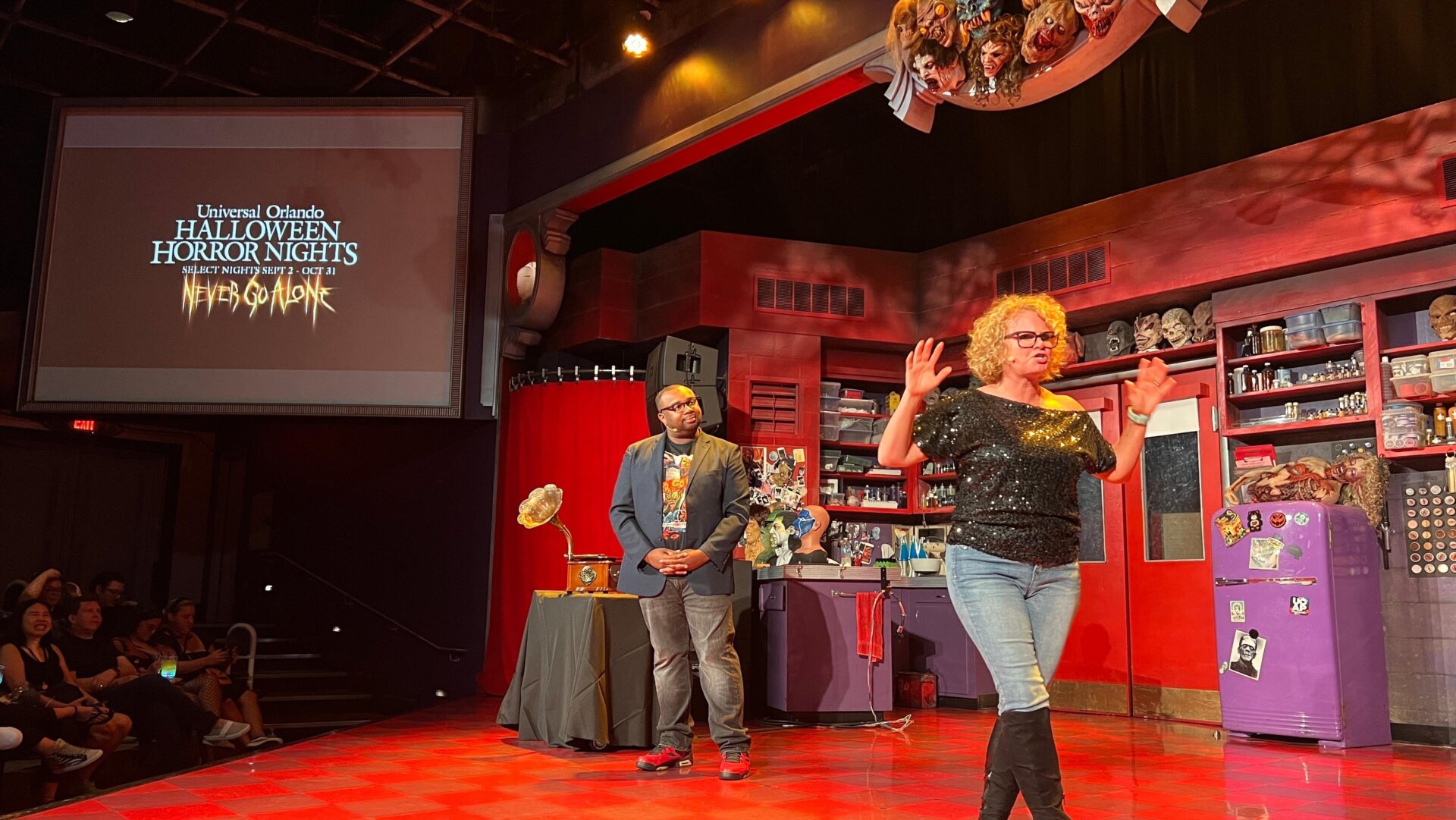 Lora Sauls presents Halloween Horror Nights.