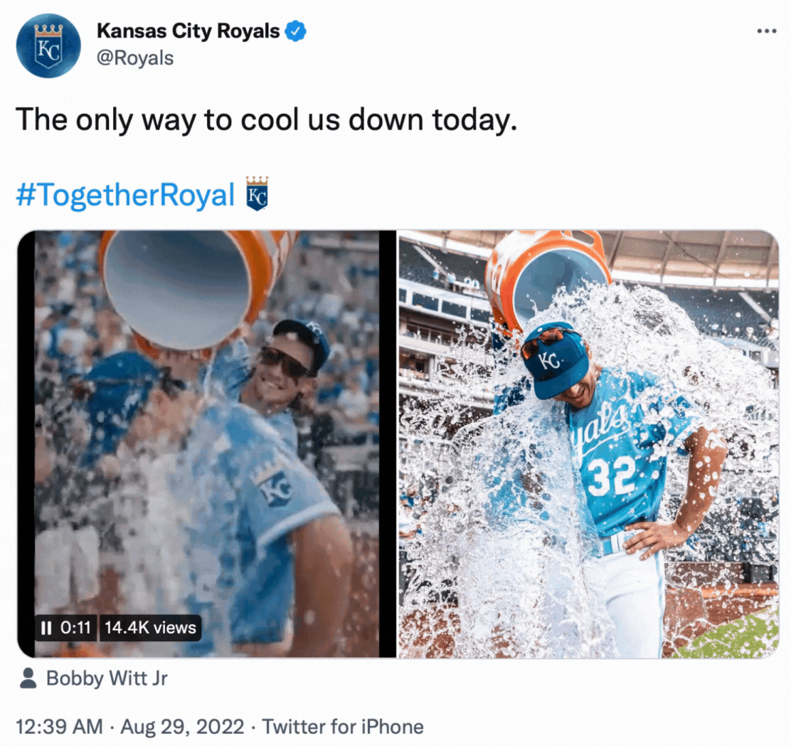 Screenshot: Jody Serrano / Gizmodo / @Royals