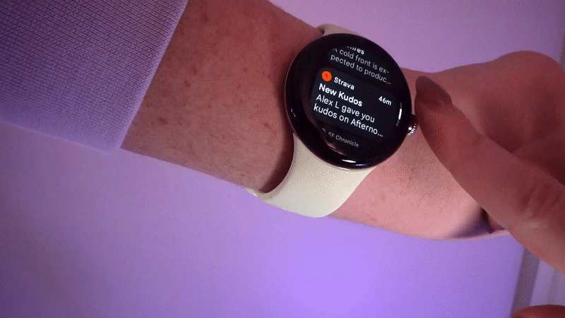 The digital crown on the Pixel Watch is smooth as butter. 