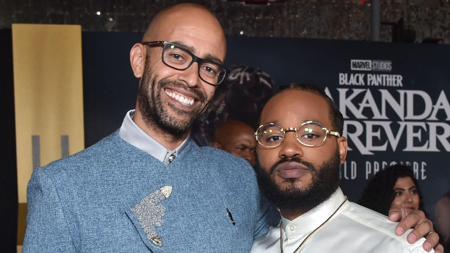 Moore and Coogler at the prmiere