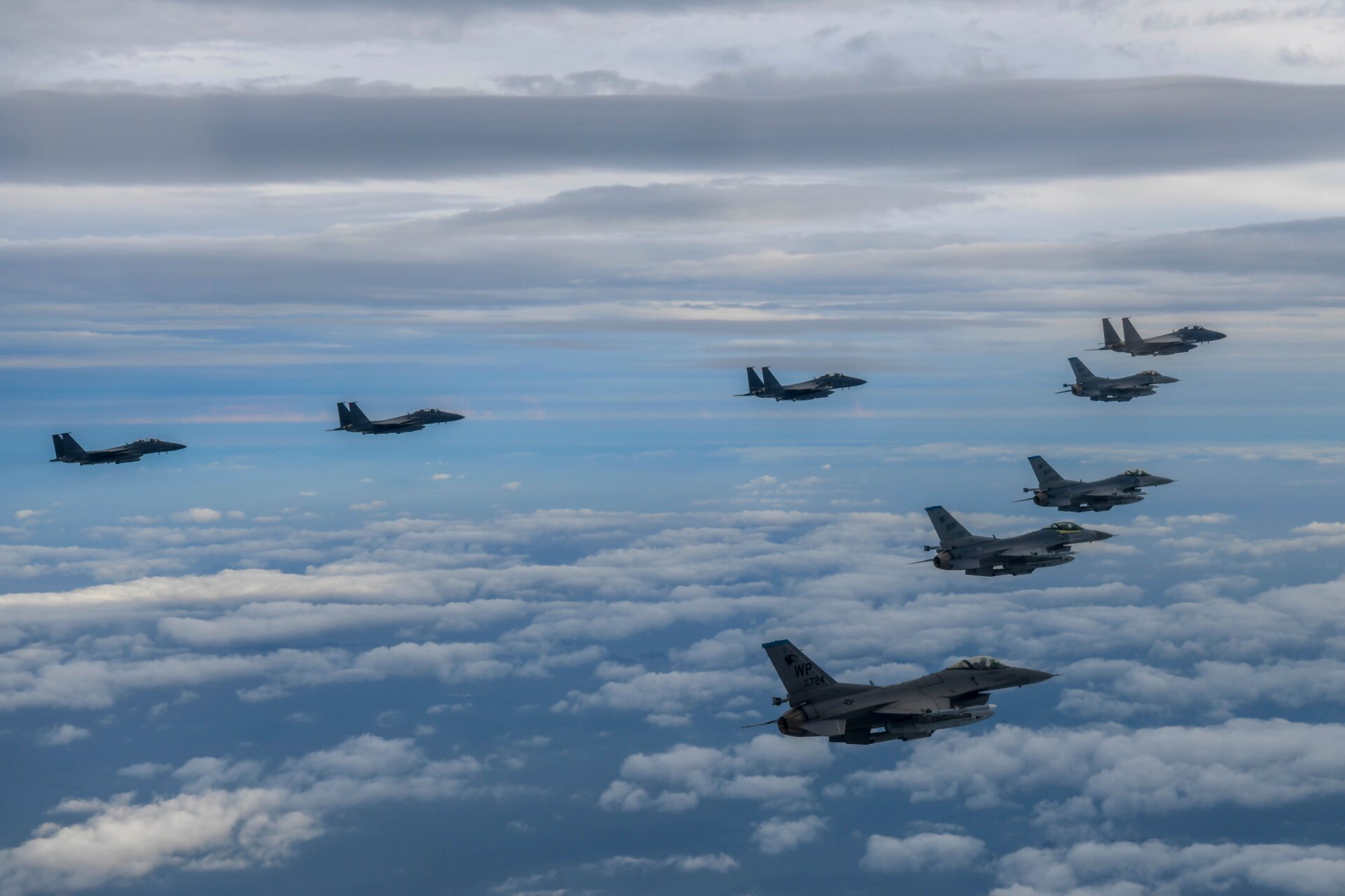 The Republic of Korea and United States conduct combined attack squadron  flight and precision bombing on Oct. 4, 2022, at Jikdo range.