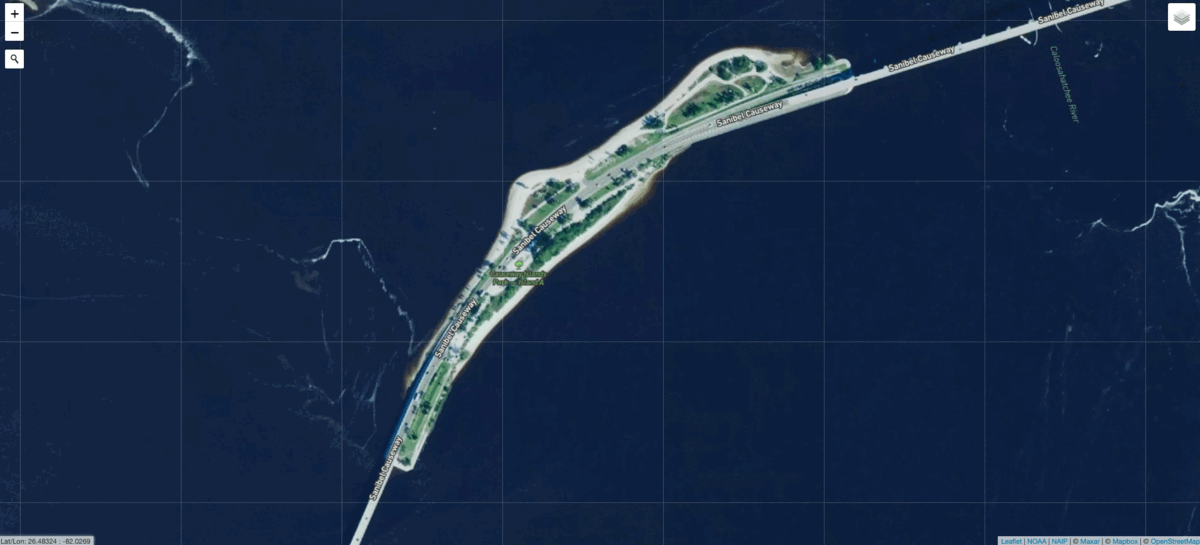 Hurricane Ian knocked out big sections of the Sanibel Causeway, completely cutting off the barrier island from the mainland.