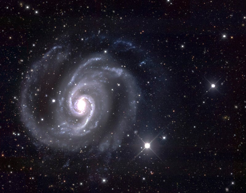 NGC 1566, a stunning spiral galaxy.