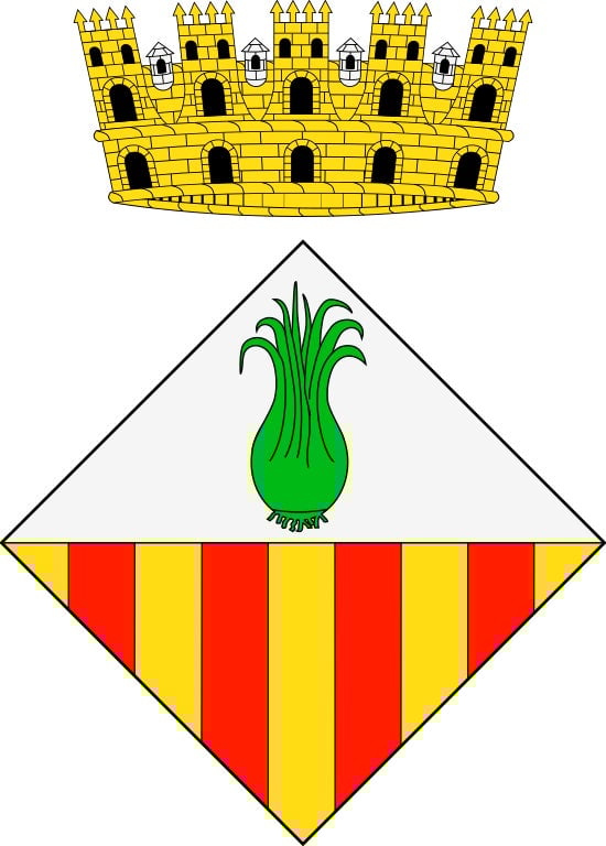 The crest of the city of Sabadell.