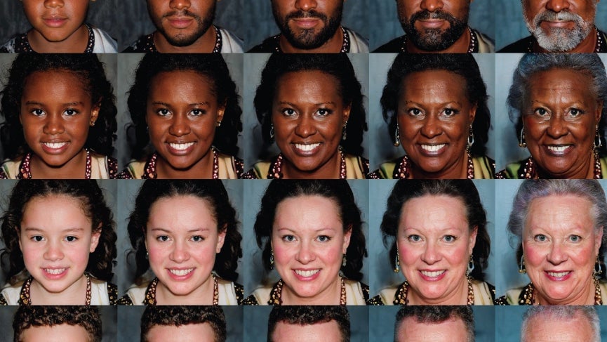 The researchers created nearly identical images to prove demographics were the deciding factor.