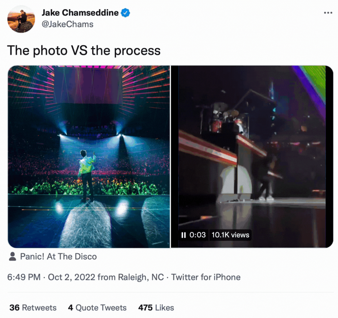 Screenshot: Jody Serrano / Gizmodo /  @JakeChams