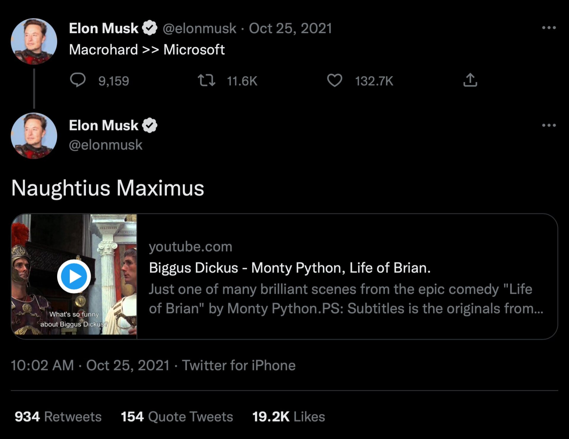 Screenshot: Jody Serrano / Gizmodo / @elonmusk