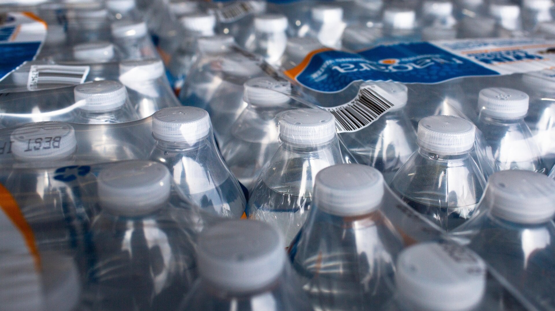 File photo of bottled water.