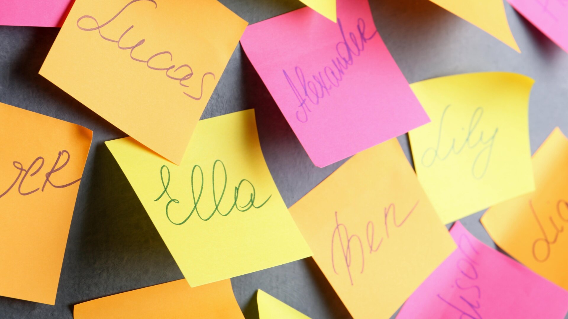 Hate to break it to you, none of these names make good passwords.