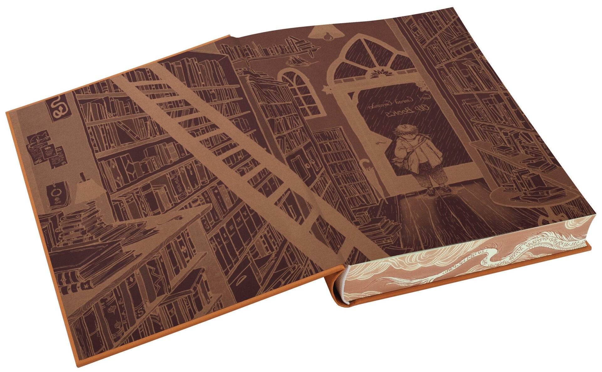 Image: Illustrations and cover design ©Marie-Alice Harel for The Folio Society’s edition of Michael Ende’s The Neverending Story.