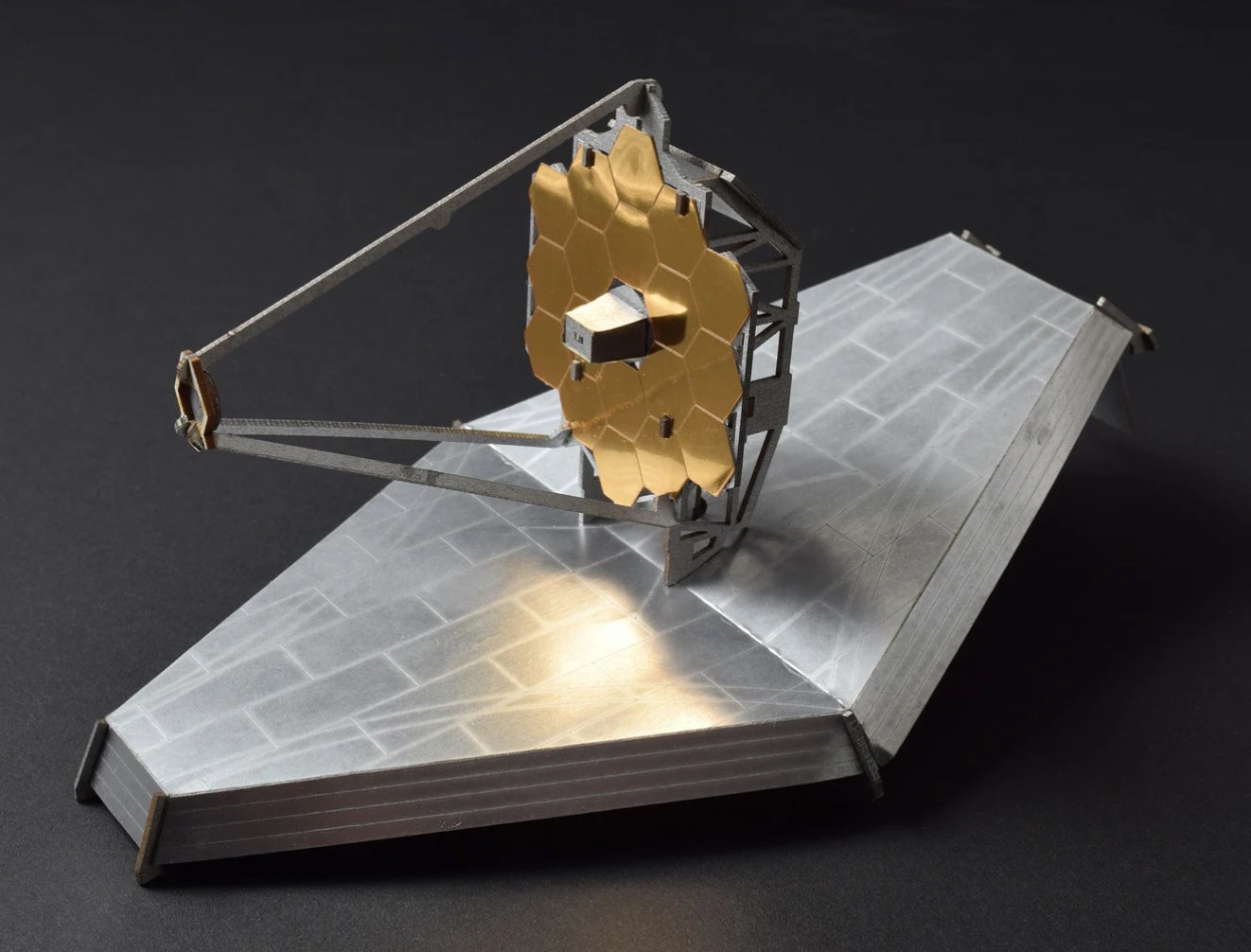 Webb Space Telescope model kit by HouhaDesigns.